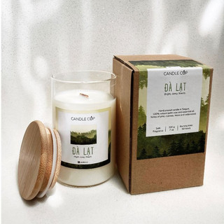 Nến Thơm Mùi Gỗ AGAYA, Nến Thơm Phòng Hương Gỗ Giúp Thư Giãn, Giảm Stress, Relax Candle Cup