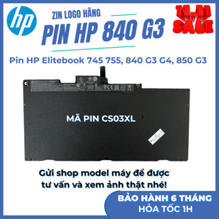 Pin Laptop HP 840 G3 CS03XL EliteBook 745 G3 G4 755 G3 G4 840 G3 G4 850 G3 G4 MT42 ZBook 15U G3 15U G4-TA03XL ZIN BH6T