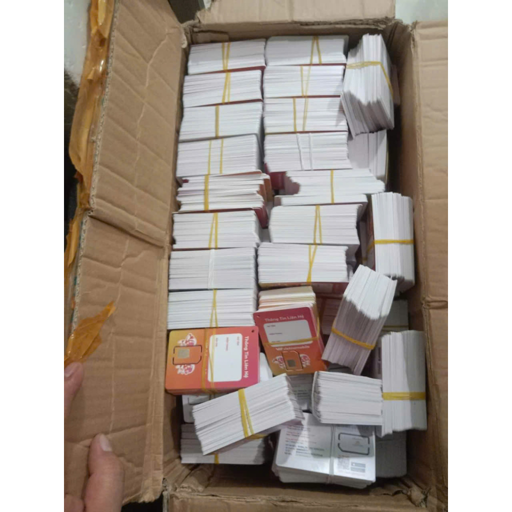 COMBO 50 SIM chưa làm Zalo, Shopee, Tiktok NHẬN SIM MỚI KÍCH HOẠT