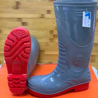 (011) Ủng lao động MŨI ĐẾ THÉP HOA SAN size 39-43, Ủng bảo hộ chống va đập, ủng đi công trình