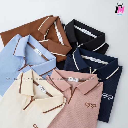 P5 áo PoLo cổ chữ V   nhiều mầu dễ mặc dễ phối đồ phong cách lịch sự đơn giản Mẫu   CỔ V | BigBuy360 - bigbuy360.vn