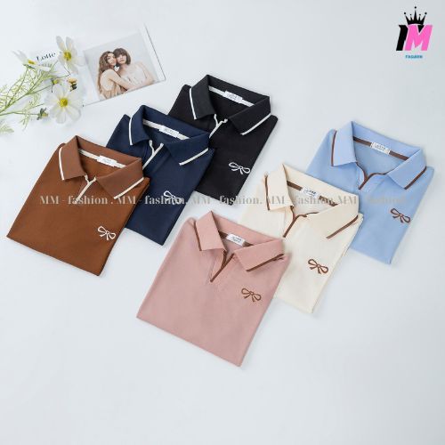 P5 áo PoLo cổ chữ V   nhiều mầu dễ mặc dễ phối đồ phong cách lịch sự đơn giản Mẫu   CỔ V | BigBuy360 - bigbuy360.vn