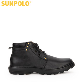 Giày boot nam da bò SUNPOLO Chunky Boots BOOT06