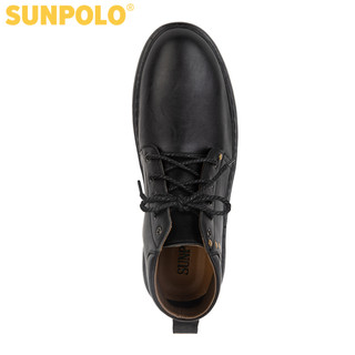 Giày boot nam da bò SUNPOLO Chunky Boots BOOT06