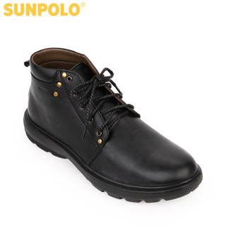 Giày boot nam da bò SUNPOLO Chunky Boots BOOT06