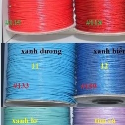 cuộn 160m Dây sáp da, sáp bóng Hàn 1mm