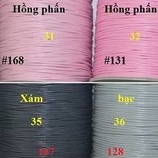 cuộn 160m Dây sáp da, sáp bóng Hàn 1mm