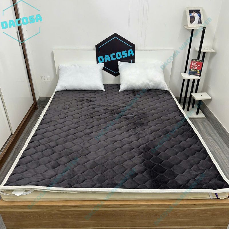  Thảm trải giường lông cừu Yuki nỉ nhung Màu Xu Hướng 2024 thảm nỉ nhung đa năng 3 lớp-Đủ Kích Thước 