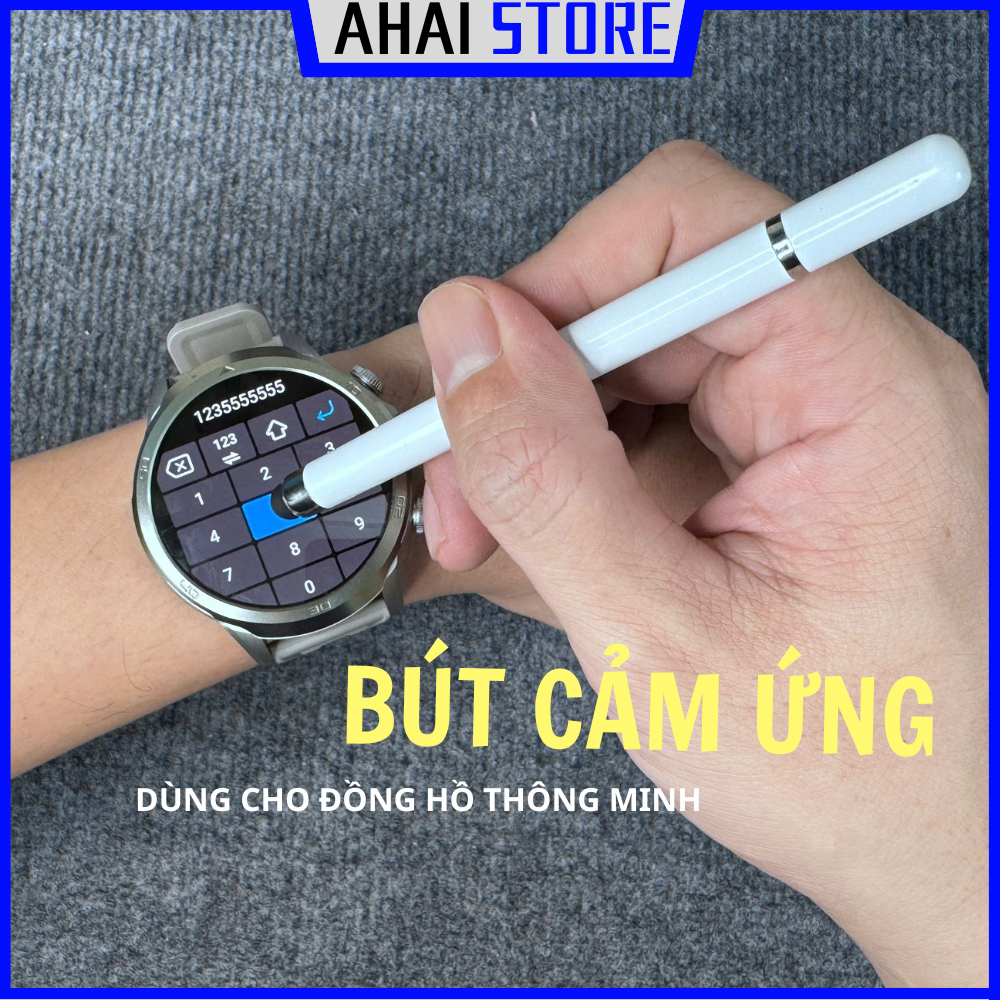 Bút cảm ứng dành cho đồng hồ thông minh sử dụng 2 đầu nhanh nhậy liên tục AHAI STORE