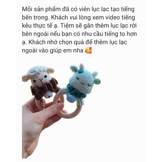 Lục lạc cho bé - lục lạc len handmade
