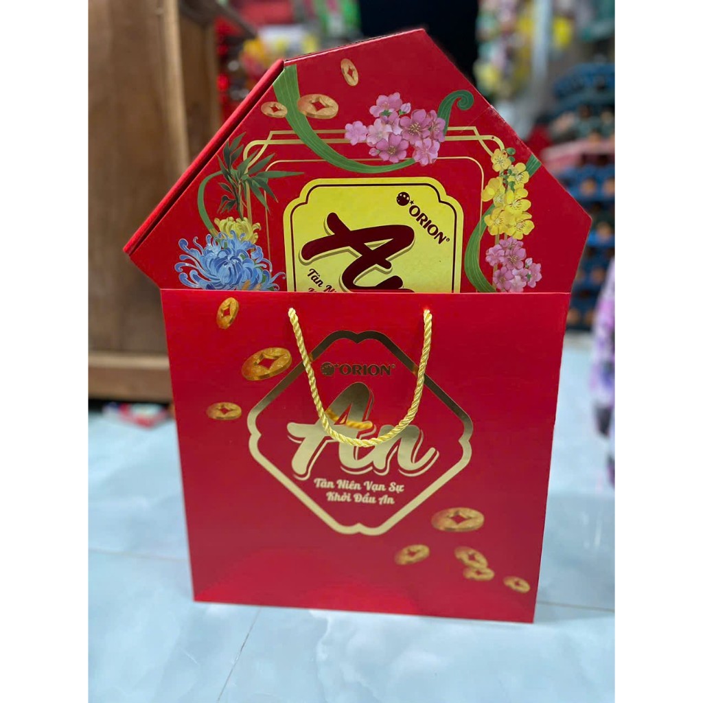Bộ Quà Tết Orion An Tài Lộc I (Hộp 546.1g + túi giấy)