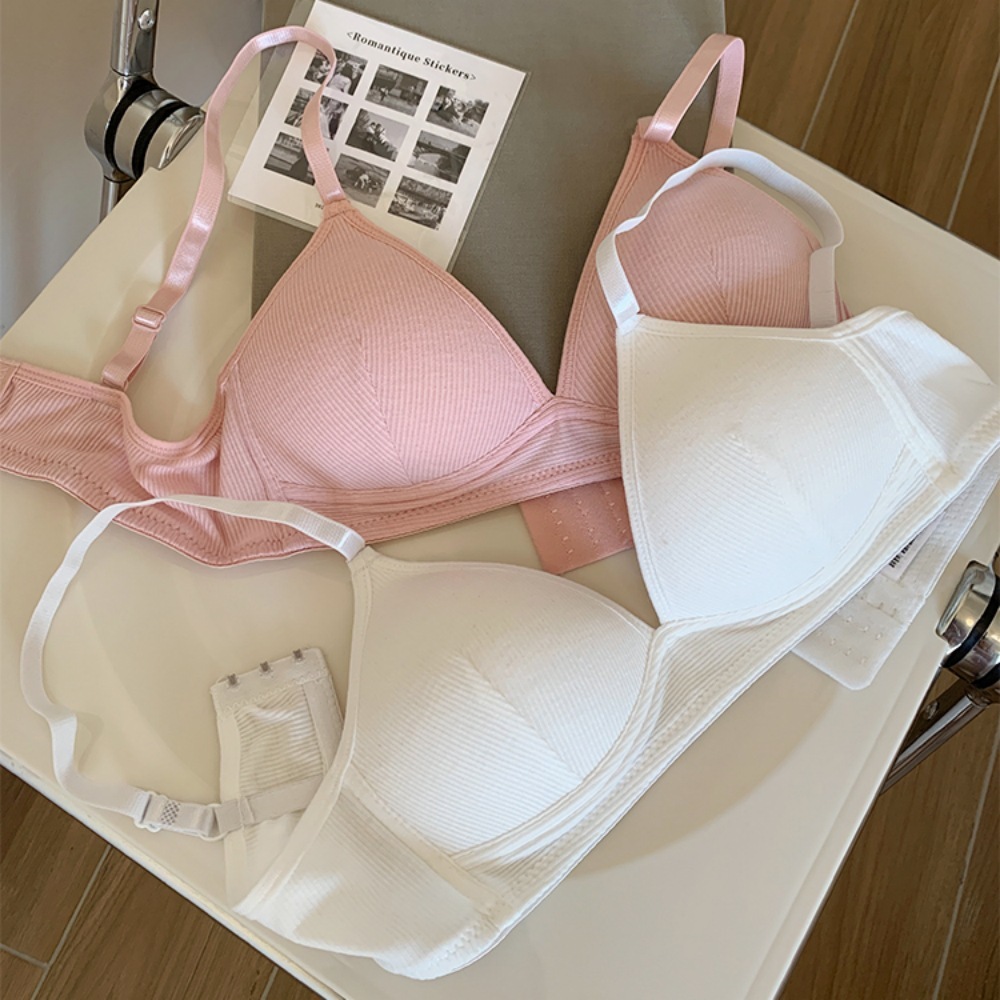 Áo lót nữ chất cotton gân tăm kiểu dáng đơn giản mặc đi học, đi làm Tipsy P3-H2