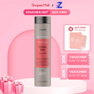 Dầu Gội Lakme Teknia Ultra Red 300ml – Dưỡng Màu Tóc Nhuộm Đỏ, Giữ Màu Lâu, Tóc Mềm Mượt