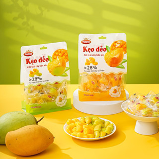 Kẹo dẻo bóc vỏ vị xoài FUCUCO - kẹo dẻo cốt trái cây lột bóc vỏ ăn vặt thơm ngon