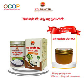   OCOP - 500 gr  Tinh bột sắn dây ta nguyên chất 100% tốt cho sức khỏe làm đẹp da thanh nhiệt 