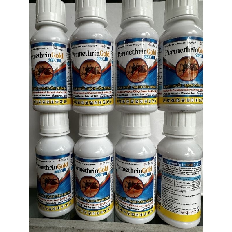 Thuốc trừ muỗi Permethrin Gold 500EC lọ 100ml