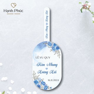 Tem dán hình bầu dục (chai bầu 330ml/500ml) + Nơ lụa/ Tag dán nắp