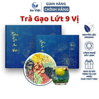 Trà Gạo Lứt Đậu Đen Thảo Mộc An Việt Giữ Dáng, Sáng Da, Khỏe Tóc