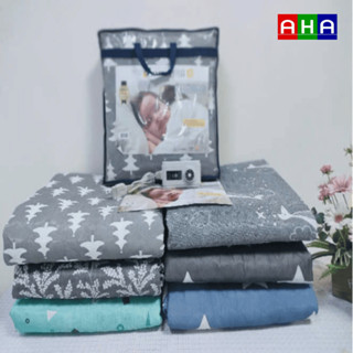 Chăn đệm điện sưởi Hàn Quốc cotton Korea AHA hàng nhập khẩu bảo hành chính hãng 12 tháng