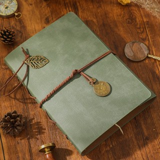 Album bìa da, Cuốn album lưu giữ kỷ niệm phong cách Vintage xanh ngọc dán ảnh trực tiếp