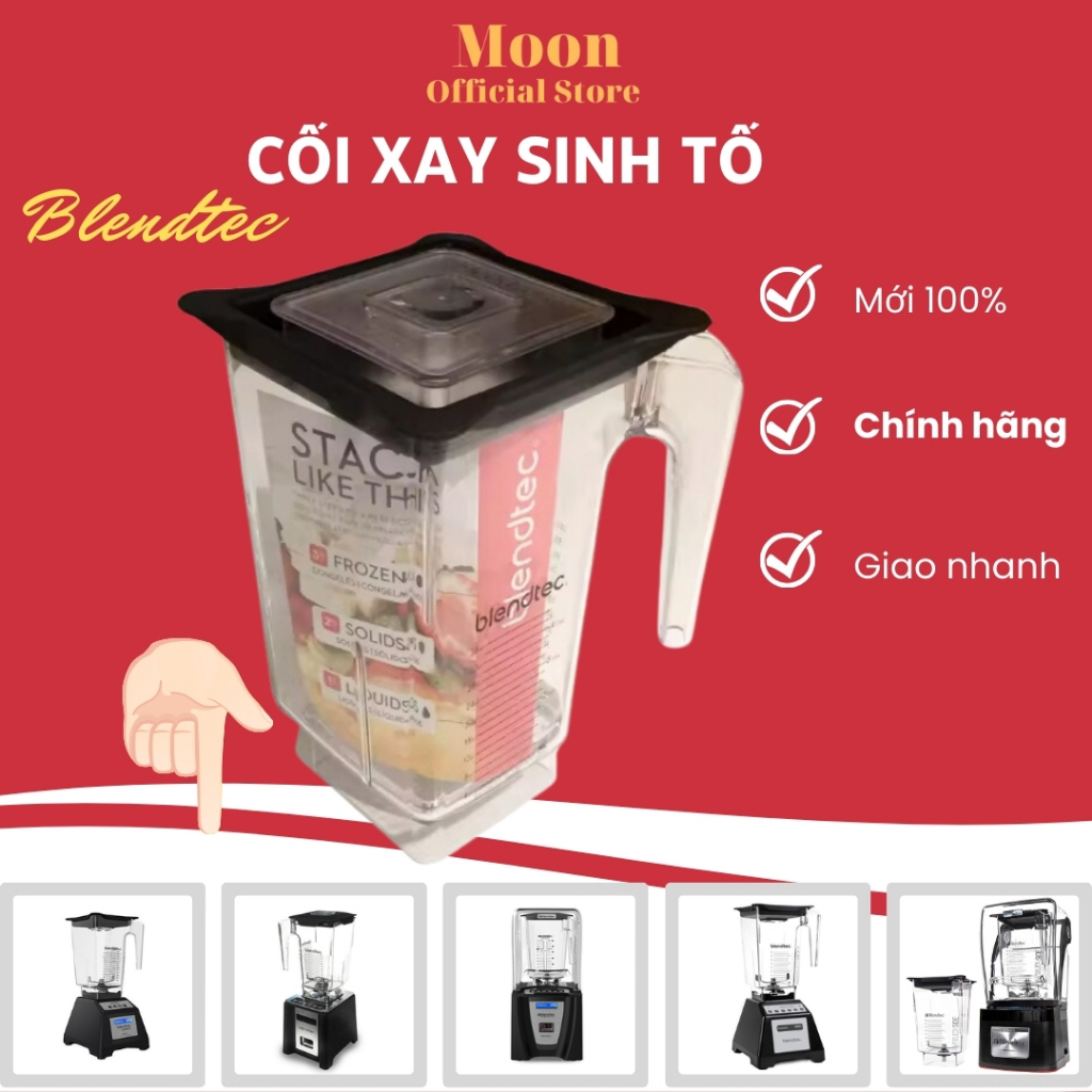 Cối xay sinh tố công nghiệp Blendtec 40-630-53 WildSide Jar Behälter, 2.66 L, Transparent