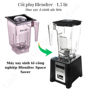 Cối xay sinh tố công nghiệp Blendtec 40-630-53 WildSide Jar Behälter, 2.66 L, Transparent