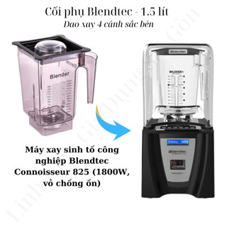 Cối xay sinh tố công nghiệp Blendtec 40-630-53 WildSide Jar Behälter, 2.66 L, Transparent