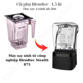 Cối xay sinh tố công nghiệp Blendtec 40-630-53 WildSide Jar Behälter, 2.66 L, Transparent