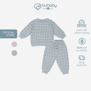 Bộ dài tay cổ tròn túi ốp thu đông BU cho bé BCT110402 | Quần áo BU Baby chính hãng