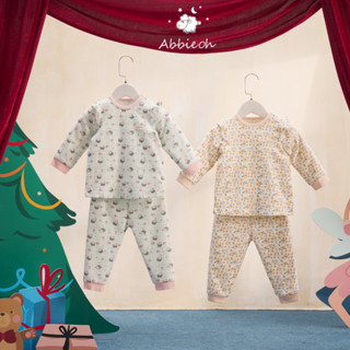 Bộ quần áo nỉ sơ sinh dài tay giữ nhiệt cho bé gái AbbieOh basic vintage 0-3 Tuổi BO351 BO682 BO475