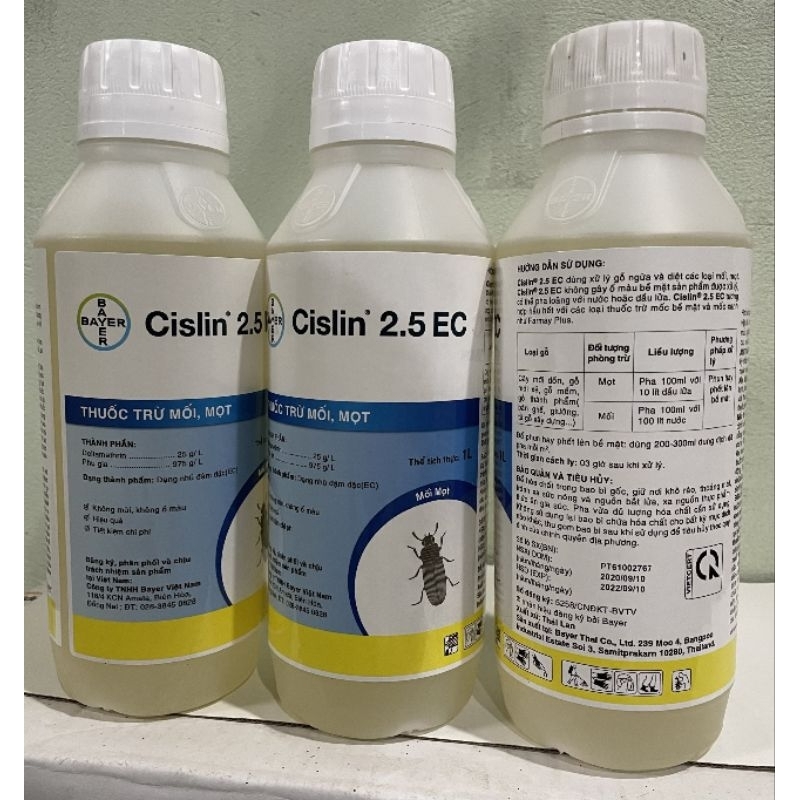 Thuốc trừ mối mọt Cislin 2.5EC chai 1lít