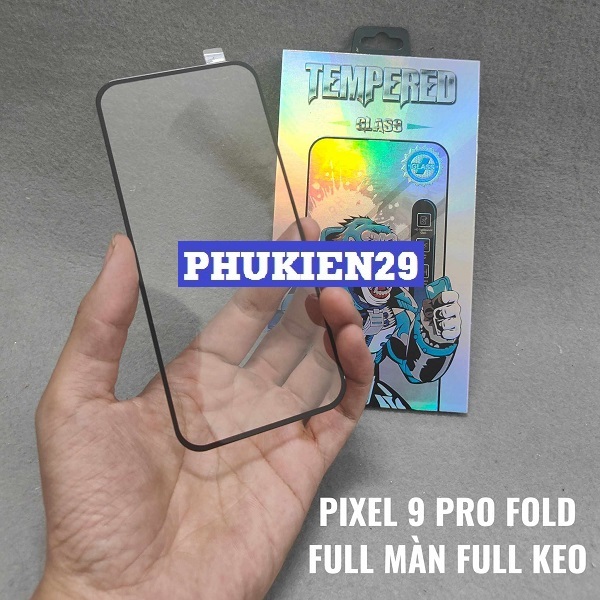 [GOOGLE PIXEL 9 PRO FOLD] Kính cường lực FULL màn FULL keo Glass Pro+ 9H