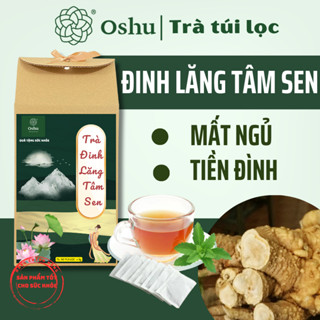 Trà đinh lăng tâm sen lạc tiên chè vằng hoa vàng giúp ngủ ngon, giảm tiền đình, tăng cường tuần hoàn não