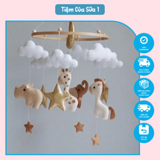  Bộ treo nôi thú cưng kích thích phát triển thị giác cho bé sơ sinh chưa kèm thanh j,hộp nhạc  