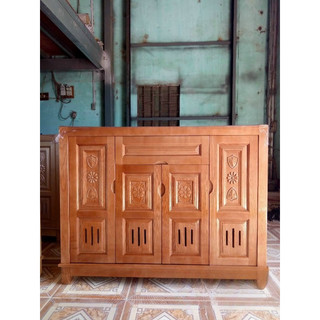 Tủ giày gỗ xoan đào , Tủ giày gỗ giá rẻ bằng gỗ xoan đào 4 cánh và 3 cánh