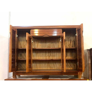Tủ giày gỗ xoan đào , Tủ giày gỗ giá rẻ bằng gỗ xoan đào 4 cánh và 3 cánh