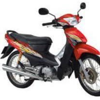 (Quá rẻ) trọn bộ tem xe wave RS 100  màu đỏ