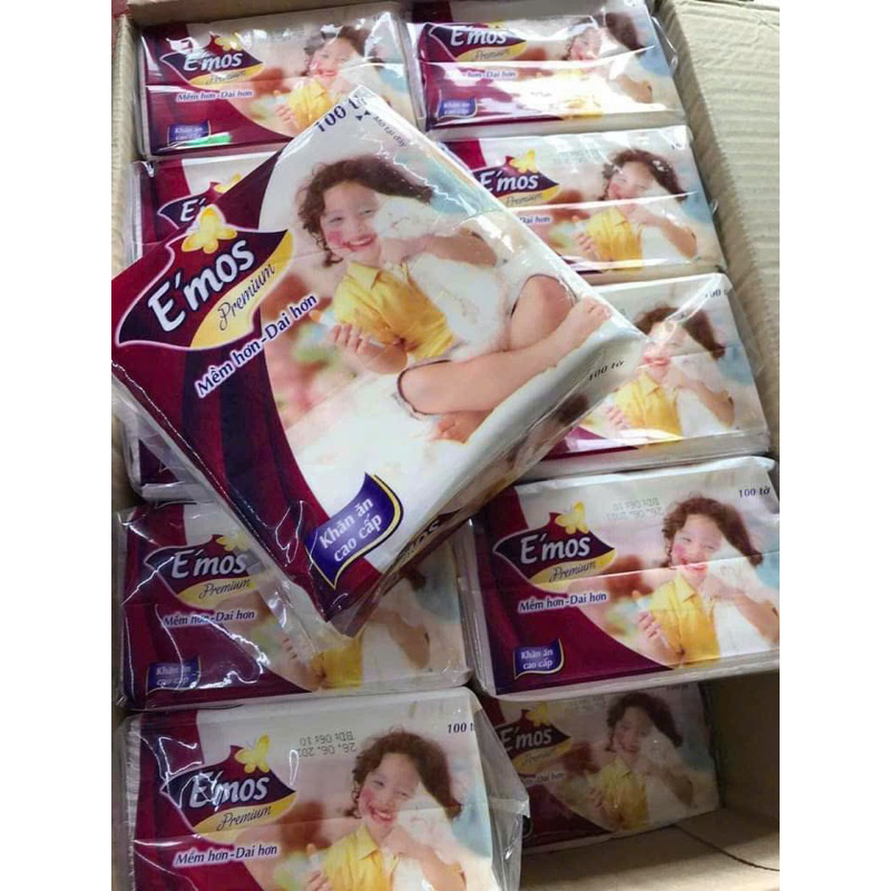 Khăn giấy vuông emos