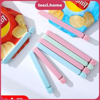 Thanh Dài Kẹp Miệng Túi Giữ Giấy Ghi Chú Đánh Dấu Sách Đồ Dùng Học Sinh Bảo Quản Thực Phẩm Kẹp Khóa Kín TEECI U016