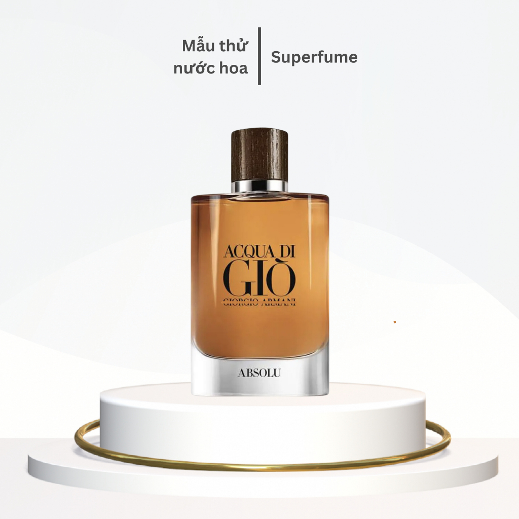 [ Mẫu thử ] Nước hoa nam Acqua Di GIò Absolu