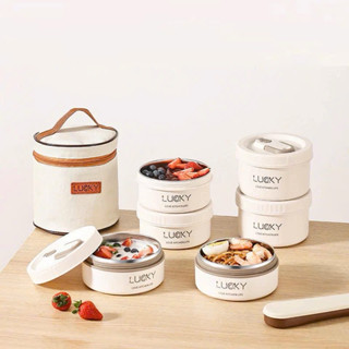 Hộp Cơm Giữ Nhiệt Lunch Box 3 4 tầng Dùng Được Lò Vi Sóng,Túi Hộp Đựng Cơm trưa văn phòng cách nhiệt