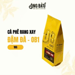 ÔNG BẦU - Cà Phê Rang Xay OB1 – Đậm Đà - Túi 1kg