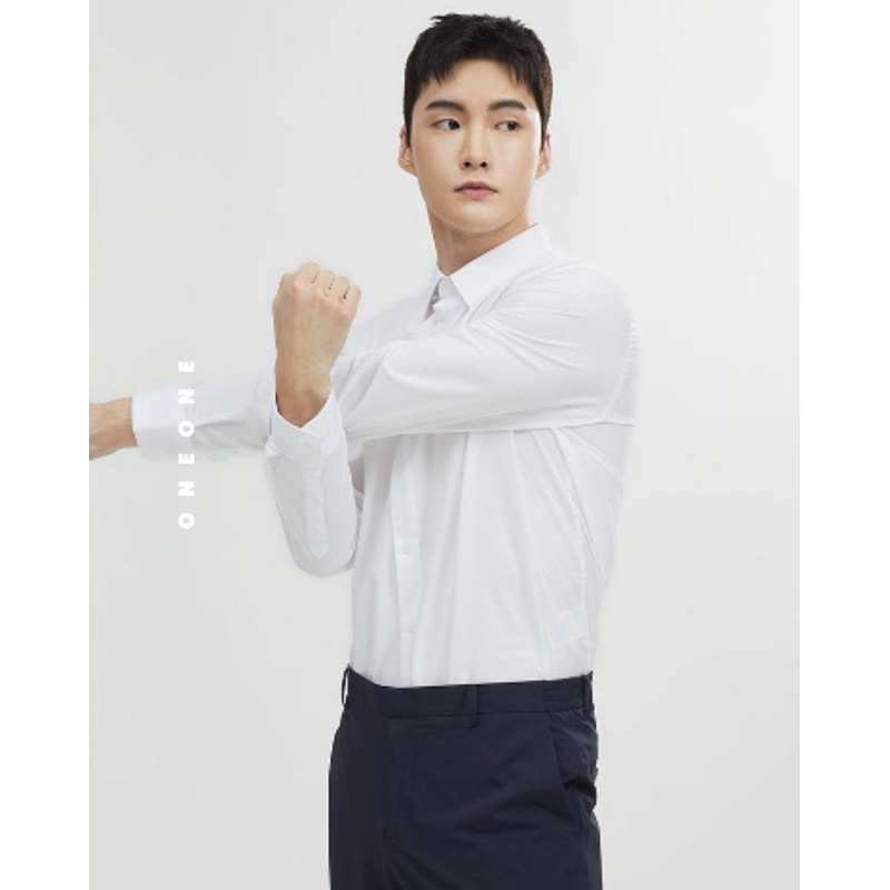 Sơ mi trắng rayon regular fit 5255