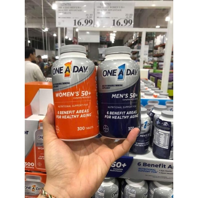 ONE A DAY FOR MEN/ WOMEN 50+ - Vitamin tổng hợp dành cho nam/ nữ trên 50 tuổi 💙