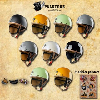 [Tặng sticker palstore 15k] - Mũ bảo hiểm nửa đầu Napoli N120 - Freesize 55-58cm