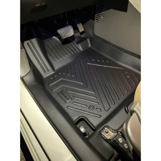 Thảm lót sàn tràn viền cho xe Kia Morning 2013 - nay thương hiệu DCSMAT, chất liệu TPE cao cấp (chân ga treo)