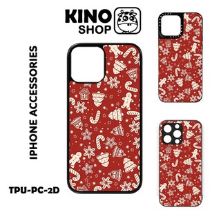  Ốp lưng iPhone KINOSHOP   OD 1212   Noel viền dẻo đen in chuyển nhiệt silicon TPU chống ố vàng 14 15 16 Pro Max 