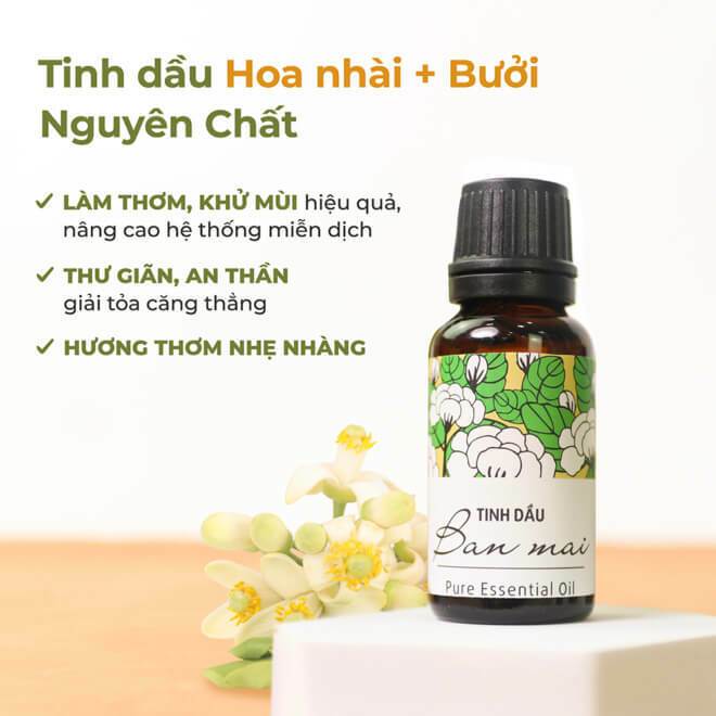 Tinh Dầu Xông Phòng Thiên Nhiên Nguyên Chất Mix Đa Hương An Toàn Cỏ Mềm 20ml