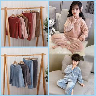  Bộ quần áo Lông Cừu mềm mịn mặc đi ngủ mặc ở nhà cho Bé trai bé Gái hàng loại đẹp  Clip thật  