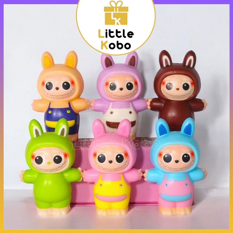 Squishy Labubu Thú Bóp Mềm Giải Trí Đồ Chơi Xả Stress Fidget Đồ Chơi Trẻ Em Labu Bột - Little Kobo